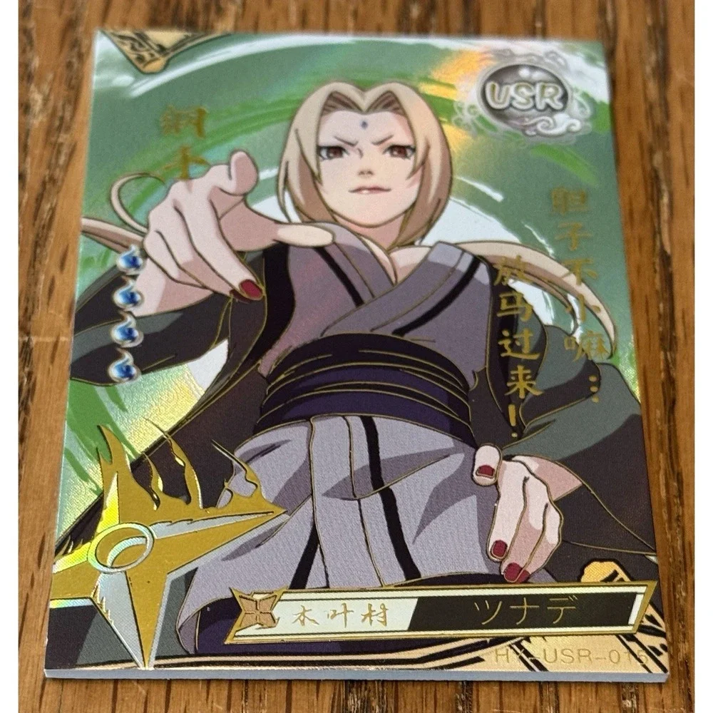 Tsunade | Naruto Trading Card HY-USR 015 Holo Foil 1mm Thick‎ Anime Art